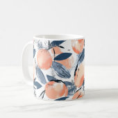 Aquarell Pêche Design Tasse à café (Devant gauche)