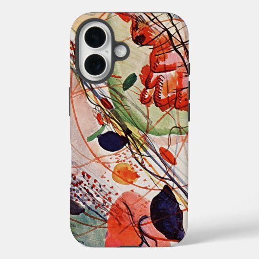 Aquarell Symphony : coque iphone d'art Abstrait (Verso)