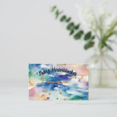 Aquarell Visitekaartje (Staand voorkant)