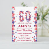 Aquarelle 4 Juillet 60 Anniversaire Invitation de (Debout devant)