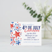 Aquarelle 4 juillet Invitation du Parti (Debout devant)