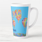 Aquarelle à bulle d'air chaud Boys Latte Mug (Droite)