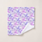 Aquarelle à motifs floraux (Gant de toilette)