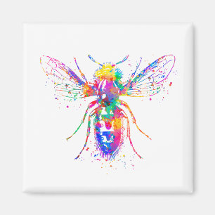 Aquarelle Abee 2 pouces - Magnet Carré