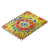 Aquarelle Abstrait Floral Detail Carnet (Côté gauche)