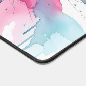 Aquarelle Abstrait Floral Vibrant (Coin)
