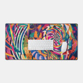 Aquarelle Abstrait Motifs complexes (Clavier et souris)