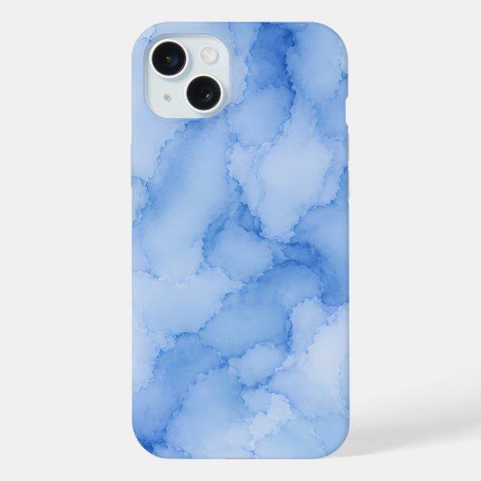 Aquarelle Abstraite Bleu Clair (Verso)