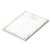 Aquarelle Abstraite Bloc-notes personnalisé (Tourné)