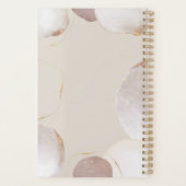 Aquarelle Abstraite brillant Luxe Elegant Or (Dos)