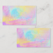Aquarelle Abstraite Carte de visite contemporain (Devant / Derrière)