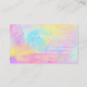 Aquarelle Abstraite Carte de visite contemporain (Dos)