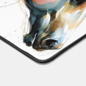 Aquarelle abstraite Cheval au galop (Coin)