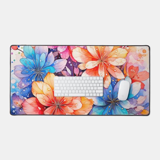 Aquarelle Abstraite colorée (Clavier et souris)