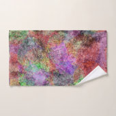 Aquarelle Abstraite Couleurs torsadées (Serviette à main)