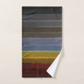 Aquarelle abstraite de couleur vive et orageuse et (Serviette à main)