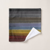 Aquarelle abstraite de couleur vive et orageuse et (Gant de toilette)