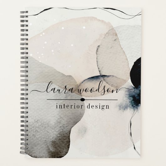 Aquarelle Abstraite du concepteur d'intérieur (Devant)