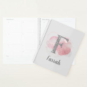 Aquarelle Abstraite et Parties scintillant lettre