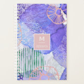 Aquarelle Abstraite Flora Art Monogramme (Devant)