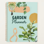 Aquarelle Abstraite moderne jardin de la maison (Devant)