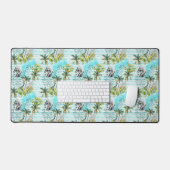 Aquarelle Abstraite Palm Tree Motif 2 (Clavier et souris)
