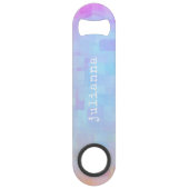 Aquarelle Abstraite Pastel Rose Cute Personnalisée (Dos)