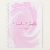 Aquarelle Abstraite Pinceau rose (Devant)