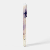 Aquarelle abstraite violette et beige (Côté droit)