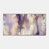 Aquarelle abstraite violette et beige (Recto)