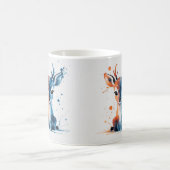 Aquarelle adorable Bébé Cerf Mug (Centre)