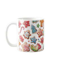 Aquarelle adorable Cookies de Noël Mug