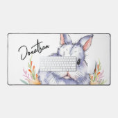 Aquarelle adorable Lapin (Clavier et souris)