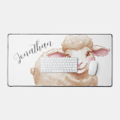 Aquarelle adorable Moutons (Clavier et souris)