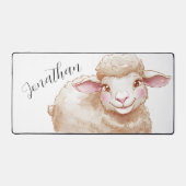 Aquarelle adorable Moutons (Recto)