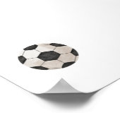 Aquarelle affiche vintage de football (Coin)