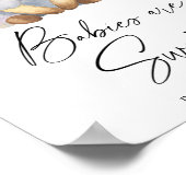 Aquarelle agneau - les bébés sont poster (Coin)