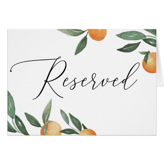 Aquarelle agrumes jardin mariage signe réservé (Devant Horizontal)