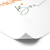 Aquarelle agrumes oranges Lemonade Bar Poster (Coin)