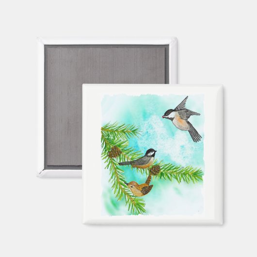 Aquarelle Aiguilles Magnet (Recto/Verso)