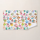 Aquarelle Alphabet animal Adorable Enfants (Serviette à main)