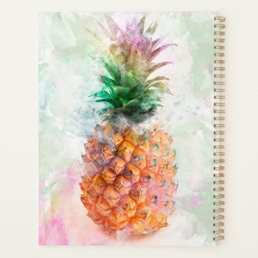 Aquarelle ananas (Dos)