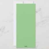 Aquarelle Ananas Oasis Tropical Foil - Menu (Dos)