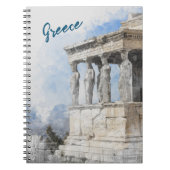 Aquarelle Ancienne ruines d'Athènes Carnet - grèce (Devant)