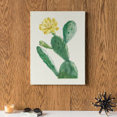 Aquarelle Antique Botanique Cactus Imprimer Poster