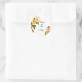 Aquarelle Apple Blossom Stems Stickers Mariage (Sac)