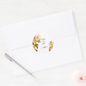 Aquarelle Apple Blossom Stems Stickers Mariage (Enveloppe)