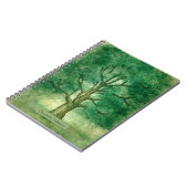 Aquarelle Arbre de chêne Carnet Spiral personnalis (Côté gauche)