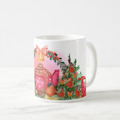 Aquarelle Arbre de Noël enveloppement de tasse de  (Devant droit)