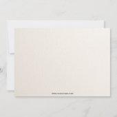 Aquarelle Arbre de Noël Invitation de fête (Dos)